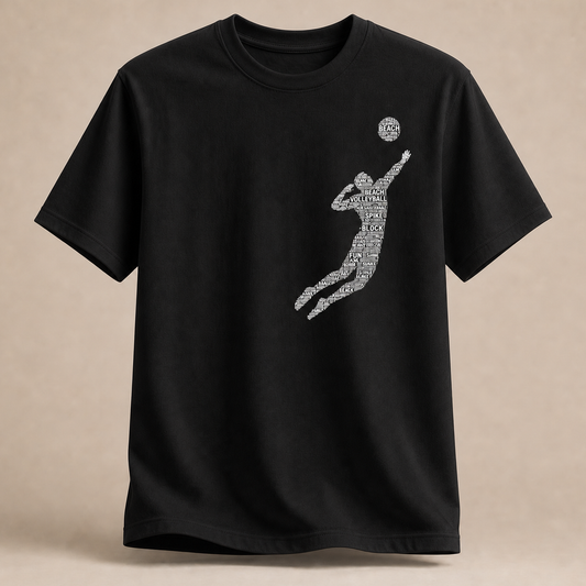 Beachvolleyball Words Shirt
