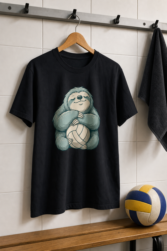 Faultier Volleyball Shirt – Produktansicht
