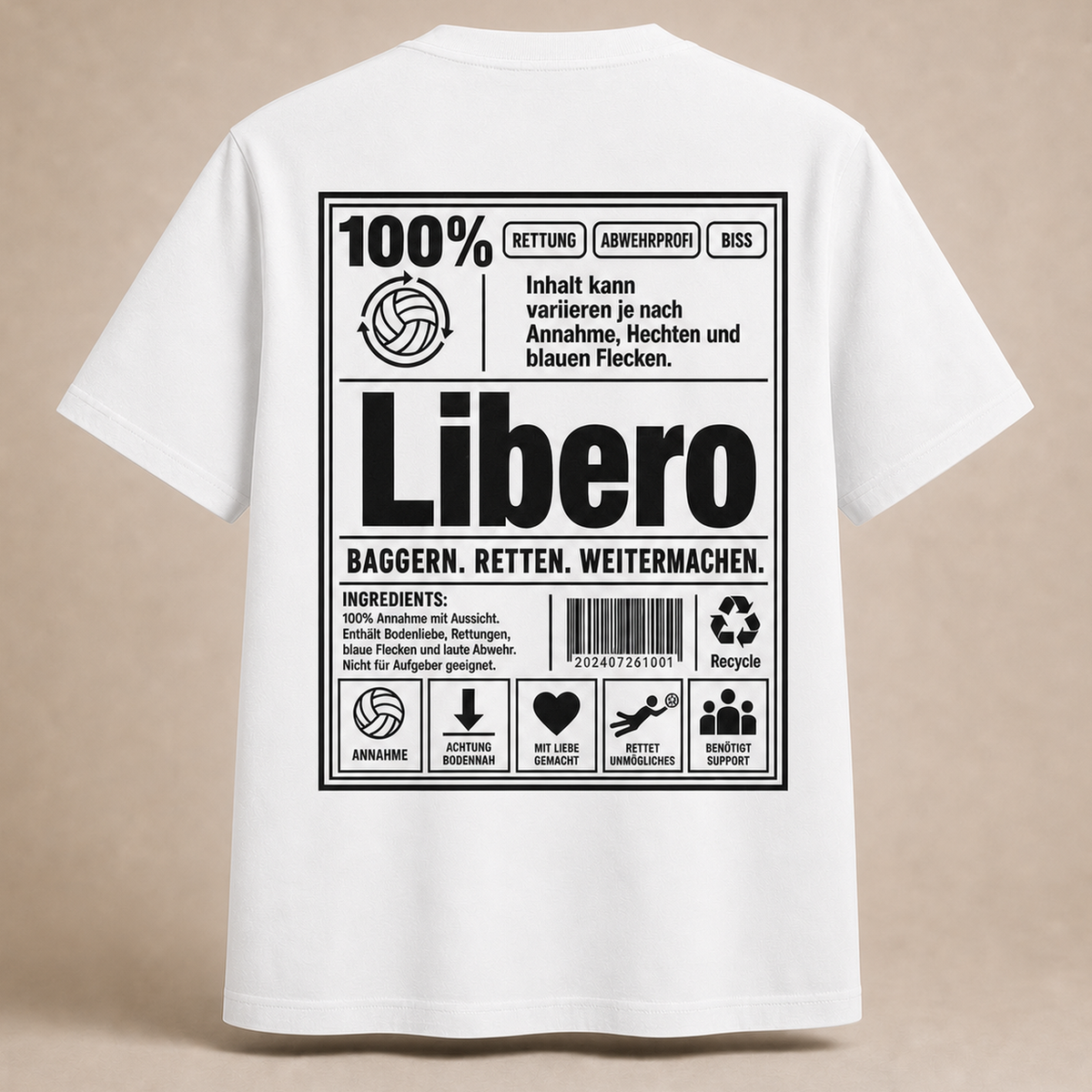 Libero Utility Volleyball Shirt