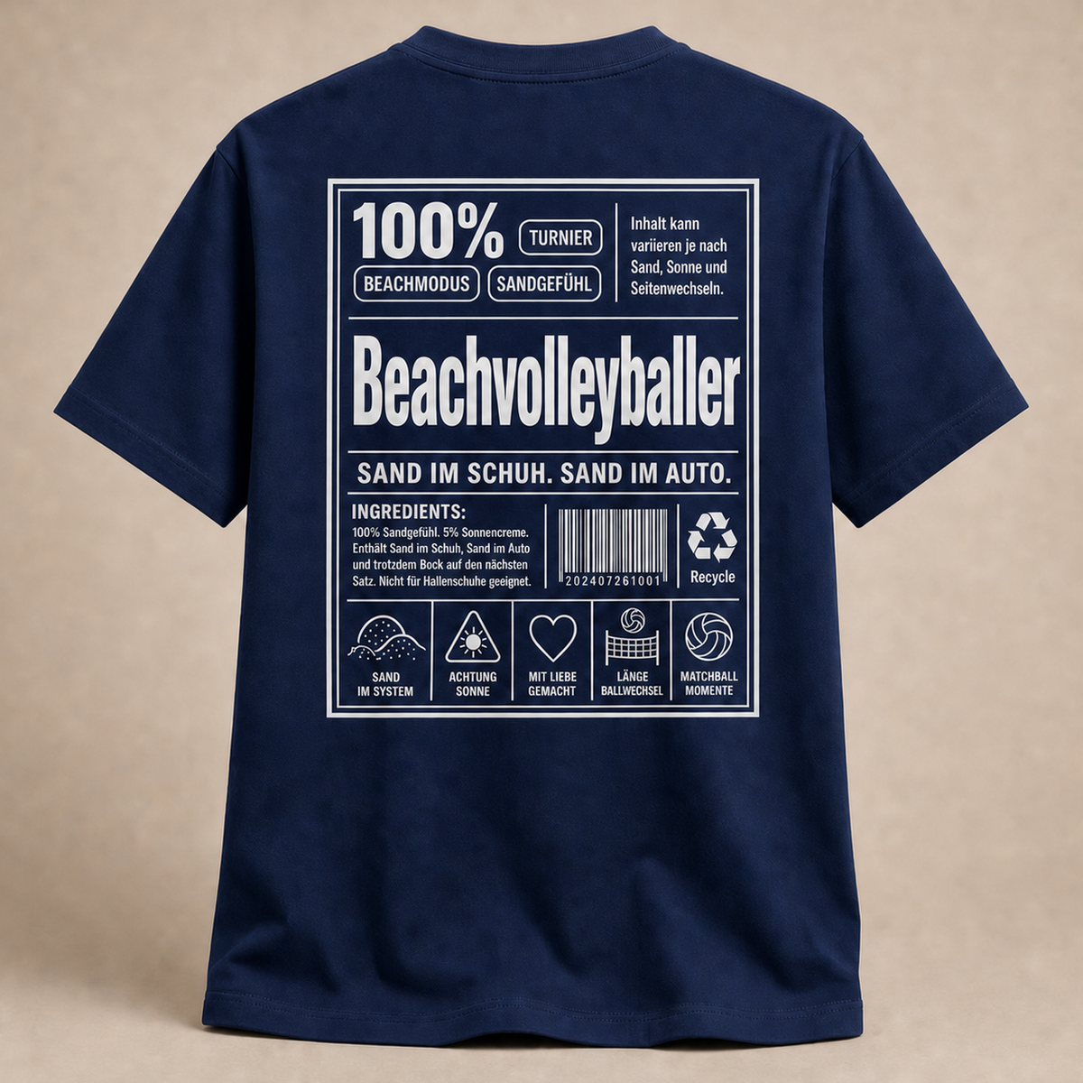 Beachvolleyball How-to Shirt