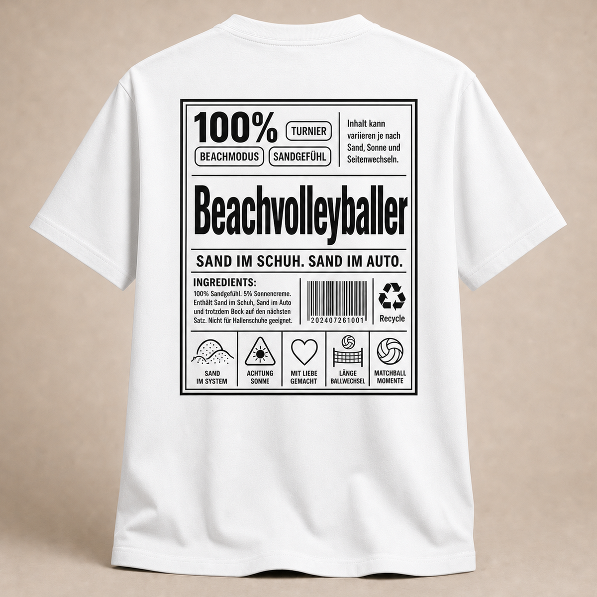 Beachvolleyball How-to Shirt