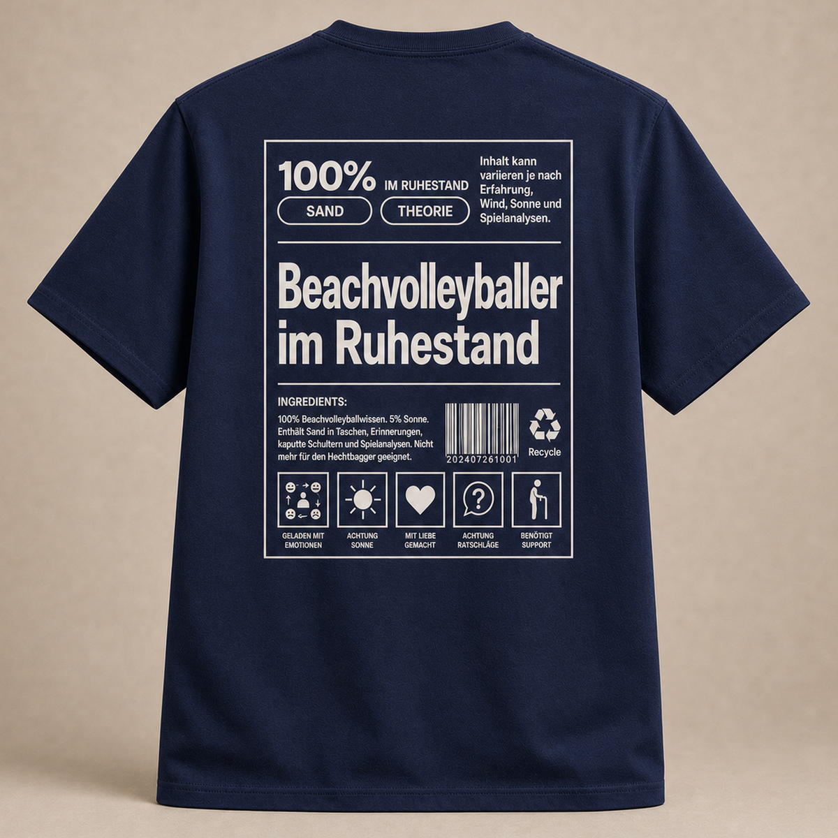Beachvolleyballer im Ruhestand Shirt