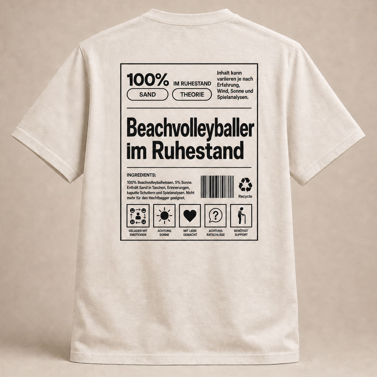Beachvolleyballer im Ruhestand Shirt