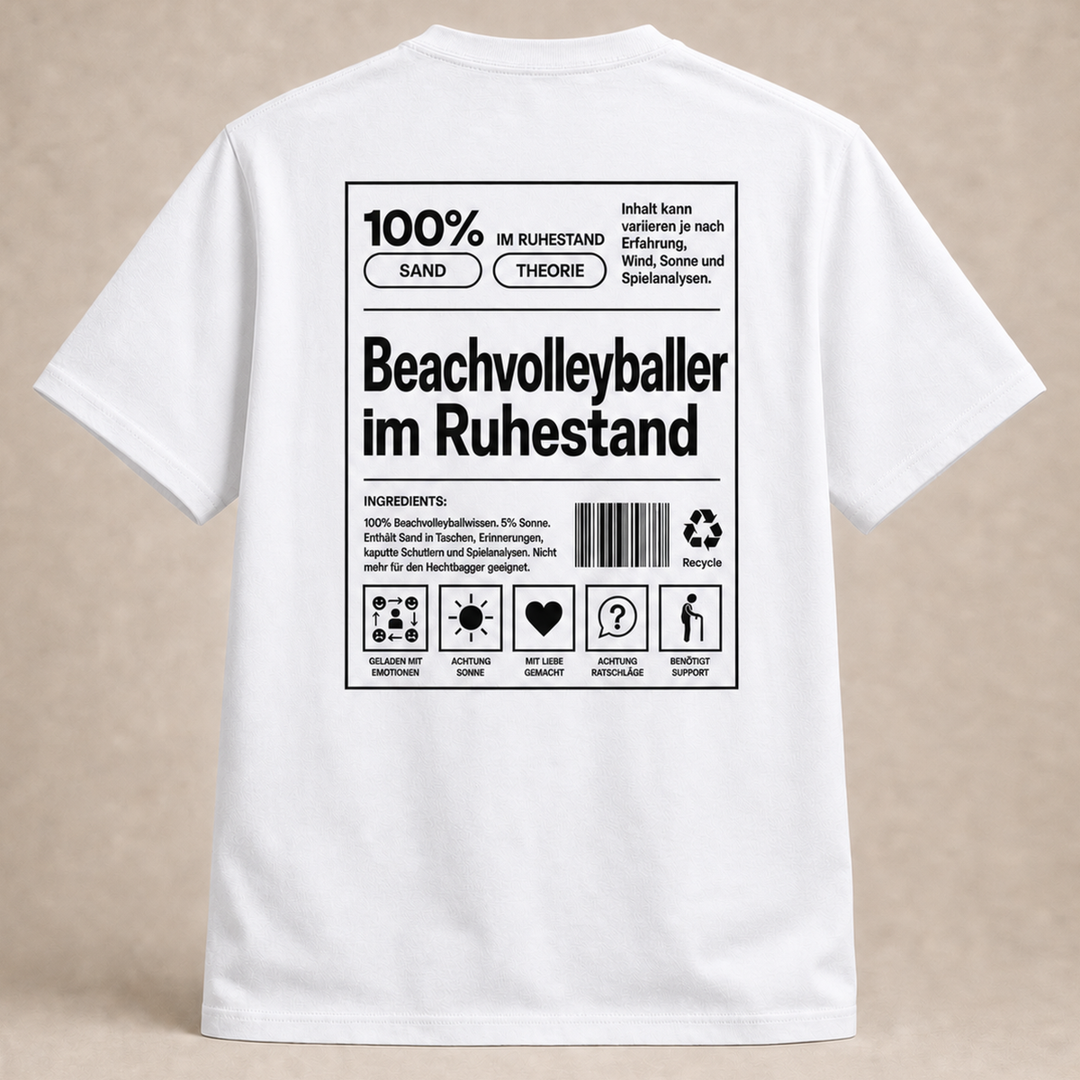 Beachvolleyballer im Ruhestand Shirt