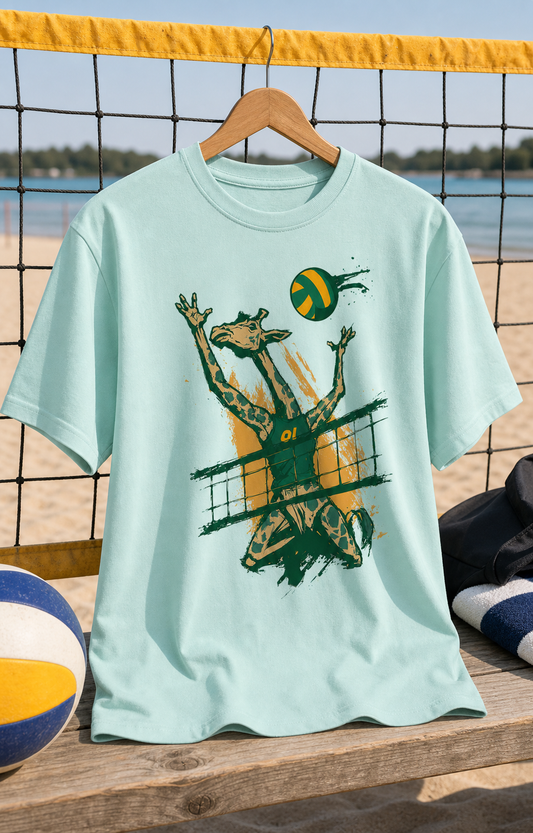 Giraffen Attack Volleyball Shirt