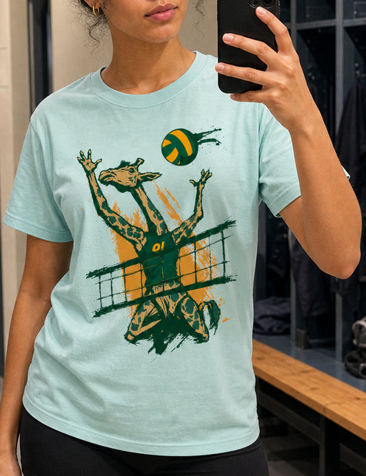Giraffen Attack Volleyball Shirt