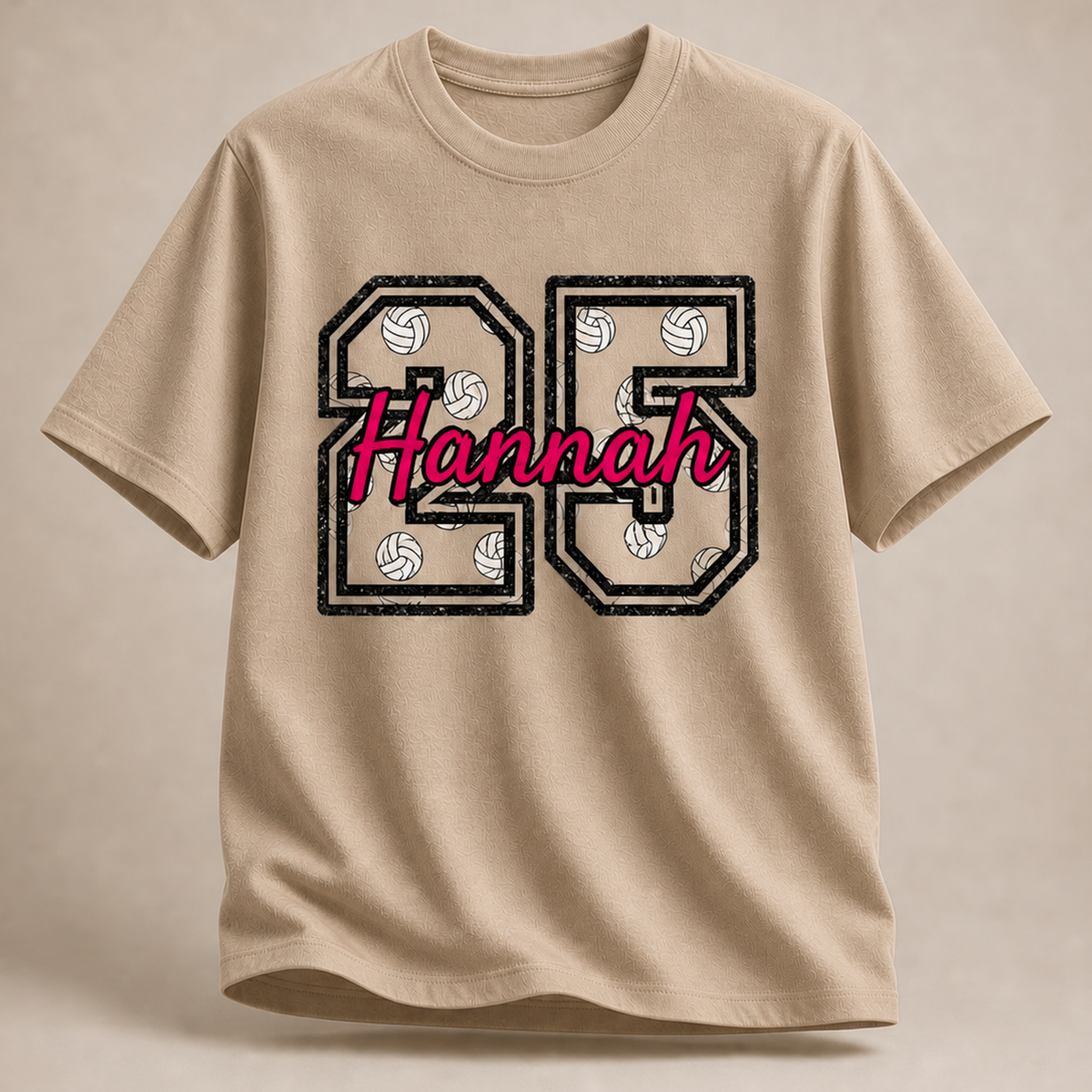 Personalisiertes Volleyball-Shirt mit Name & Nummer