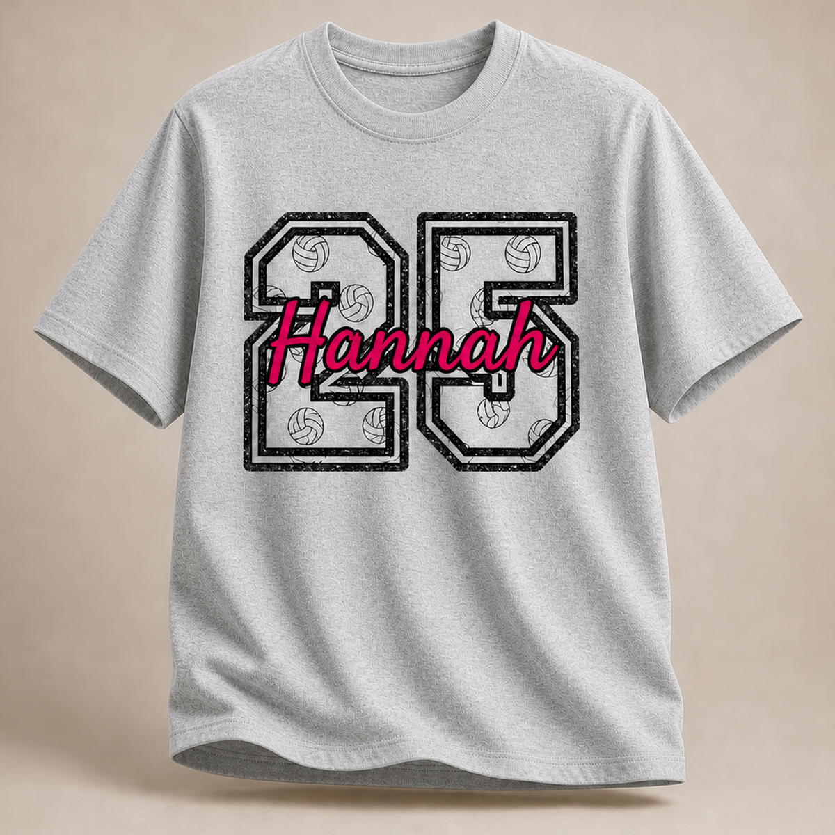 Personalisiertes Volleyball-Shirt mit Name & Nummer