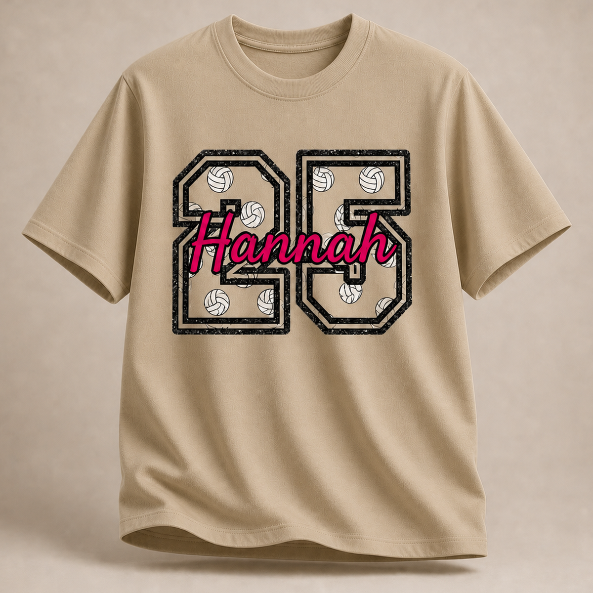 Personalisiertes Volleyball-Shirt mit Name & Nummer