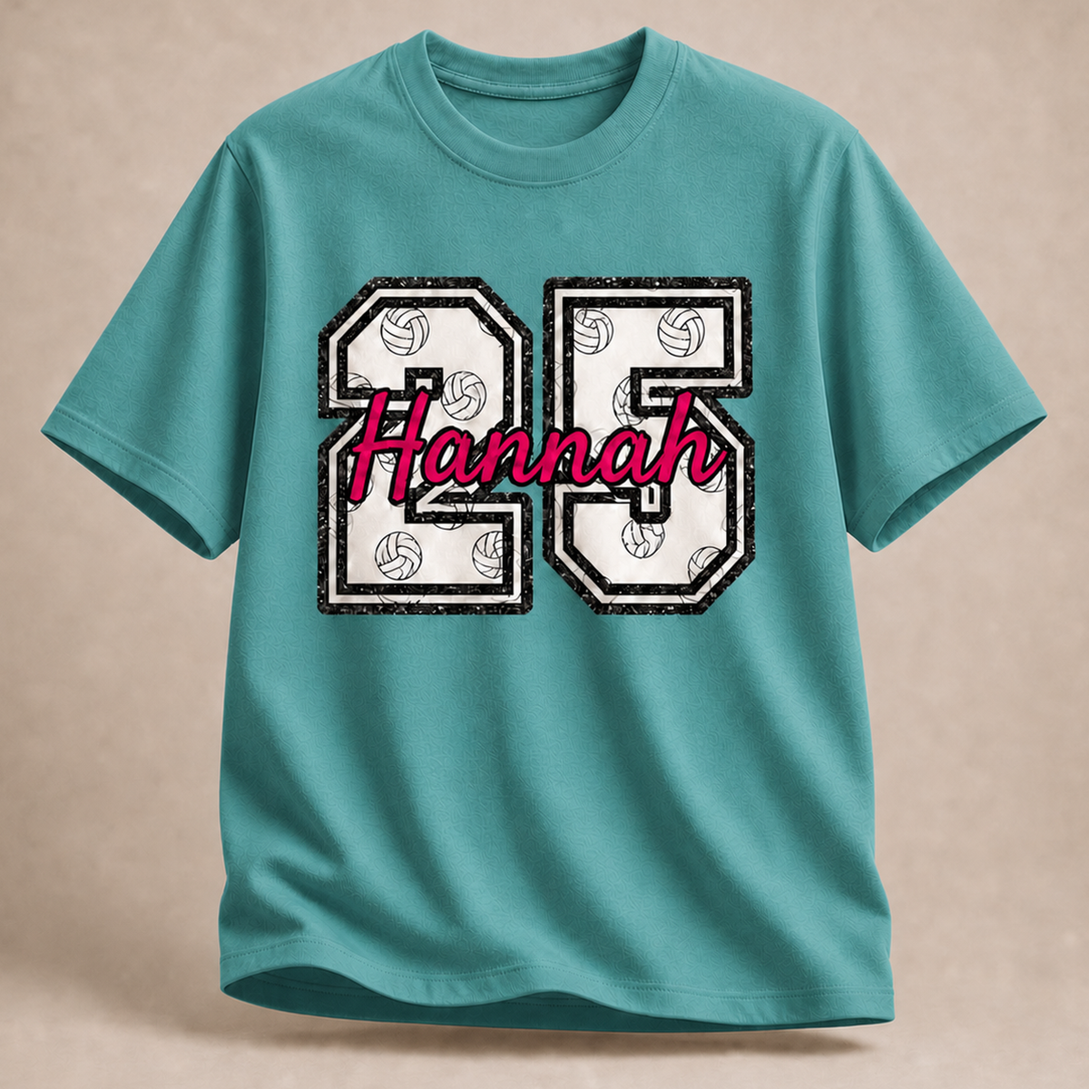 Personalisiertes Volleyball-Shirt mit Name & Nummer