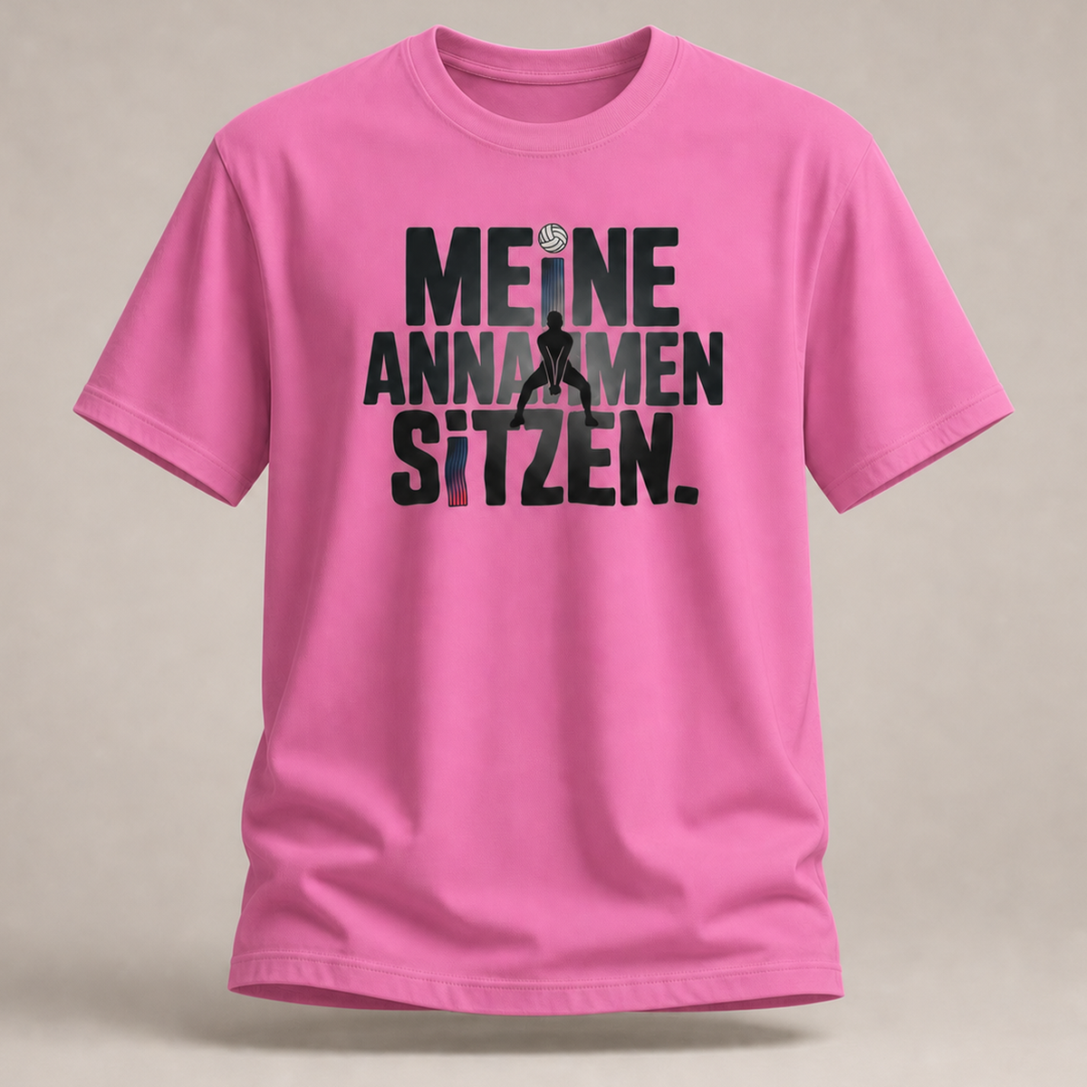 Annahmen sitzen – Volleyball Shirt