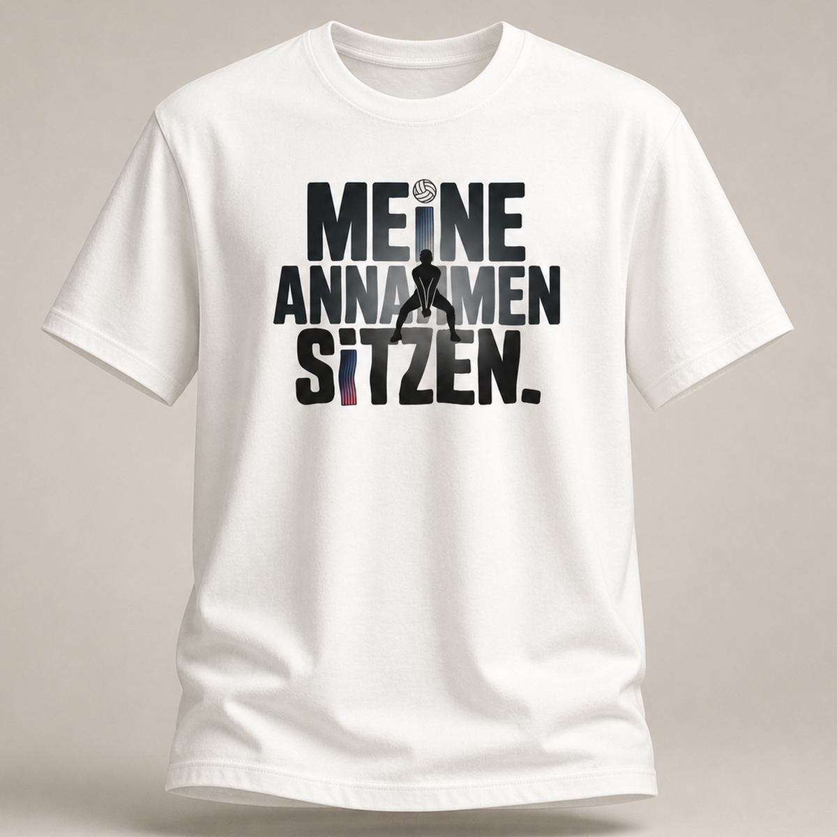 Annahmen sitzen – Volleyball Shirt