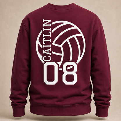 Personalisiertes Volleyball-Sweatshirt