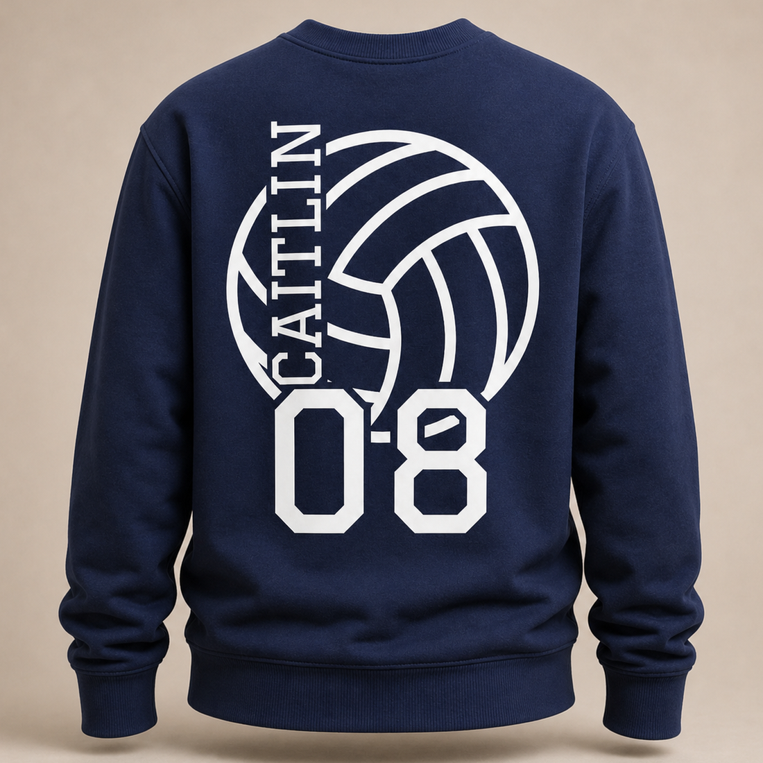 Personalisiertes Volleyball-Sweatshirt