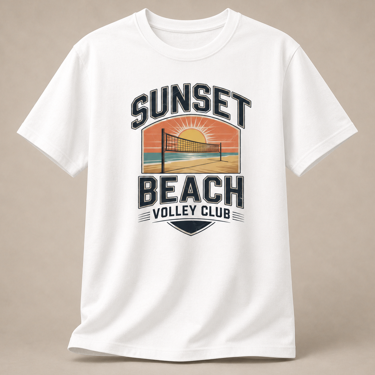 Sunset Beach Club Volleyball Shirt