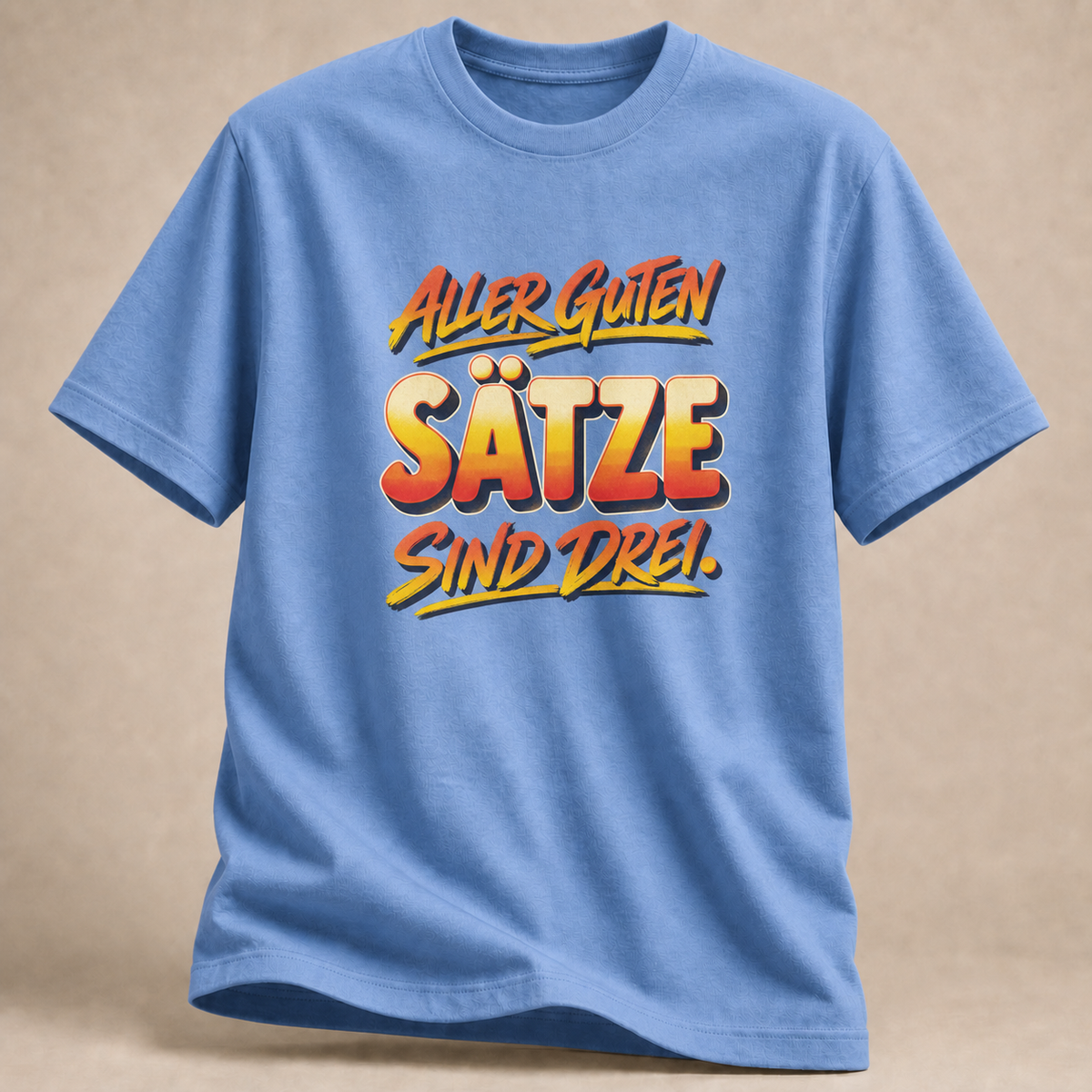 Drei Sätze T-Shirt