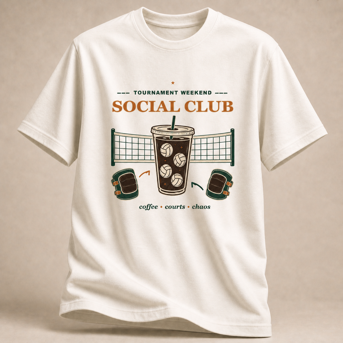 Social Club – Volleyball T-Shirt