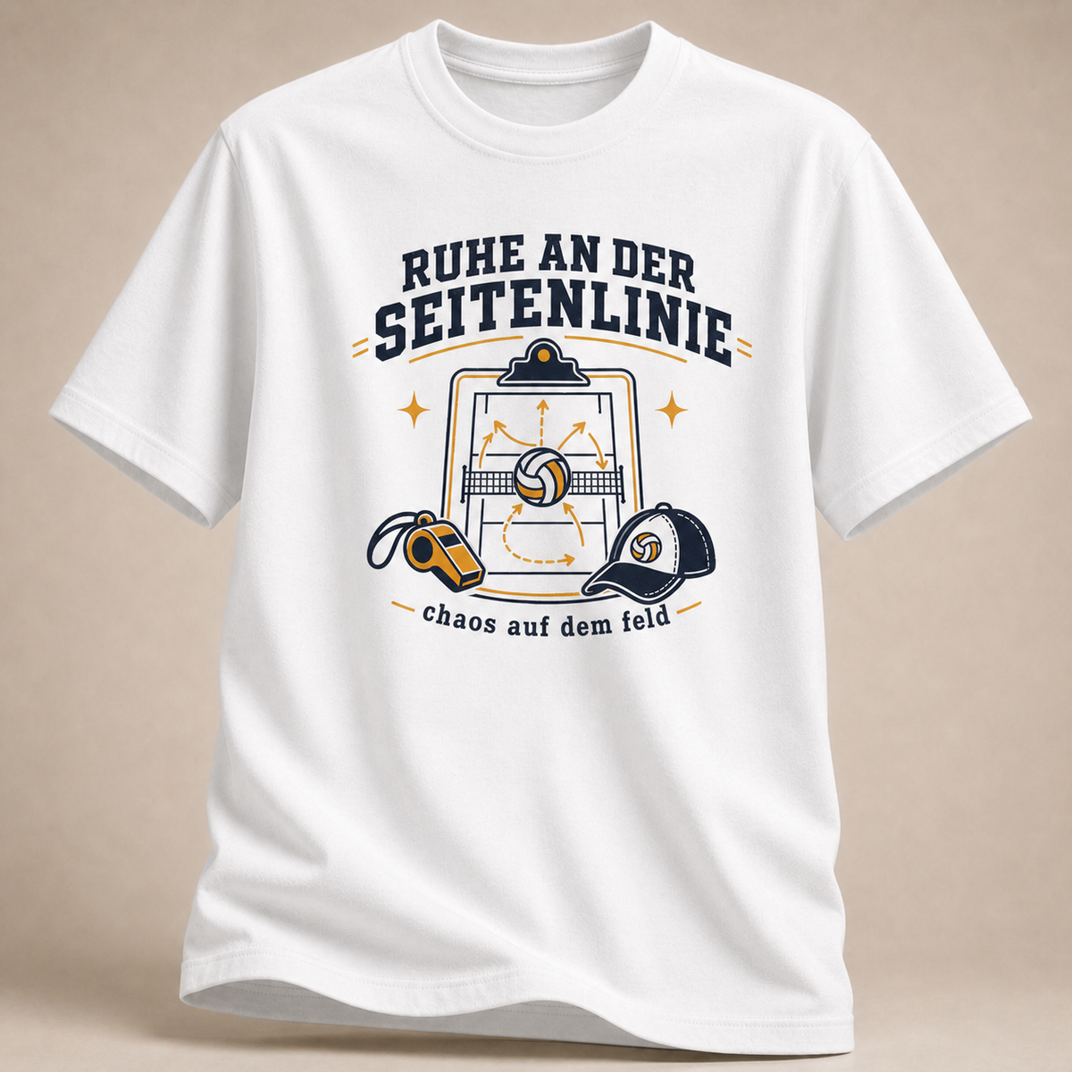 Trainer Ruhe! – Volleyball-T-Shirt