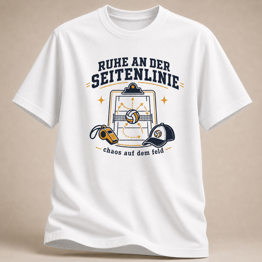 Trainer Ruhe! – Volleyball-T-Shirt