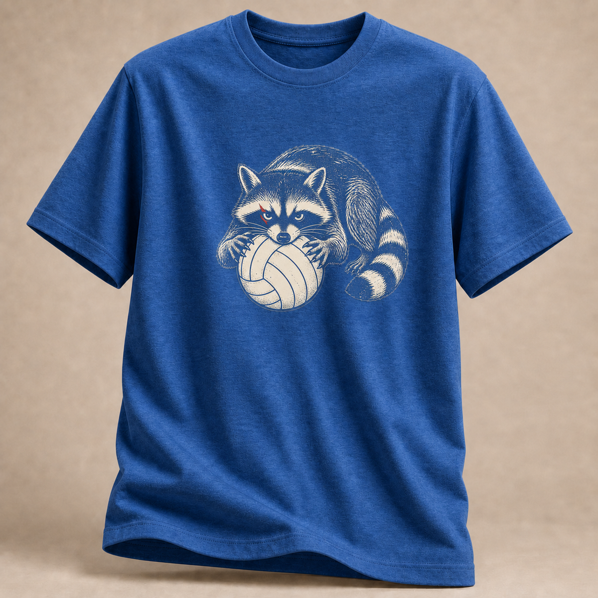 Waschbär Volleyball T-Shirt