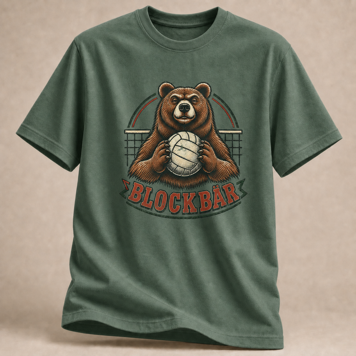 Blockbär Volleyball T-Shirt