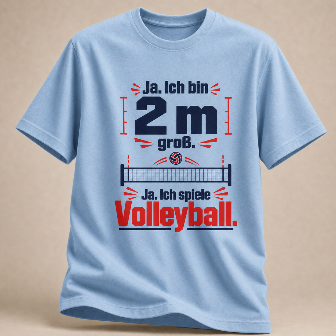 2-Meter Netzspieler T-Shirt
