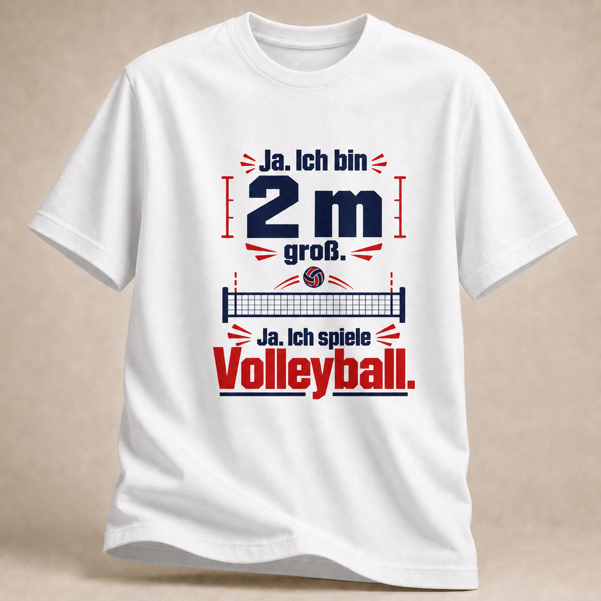 2-Meter Netzspieler T-Shirt