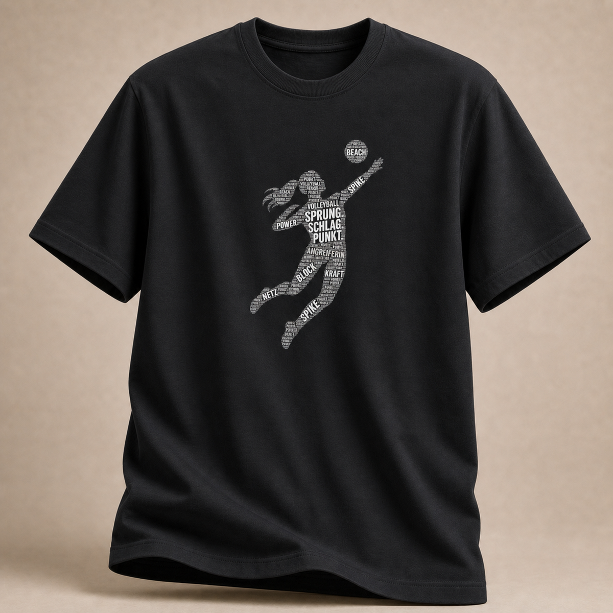 Volleyball Sprungschlag T-Shirt