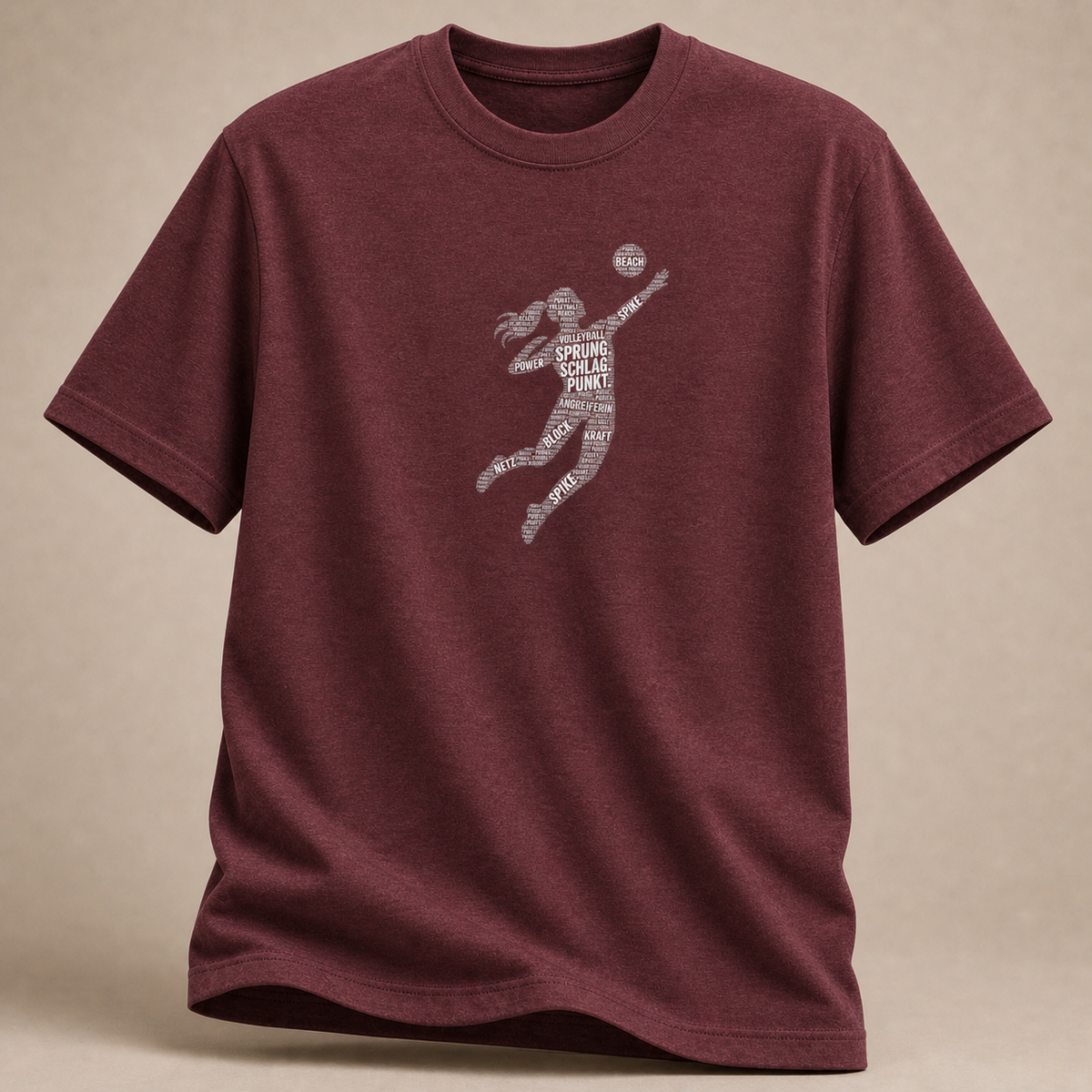 Volleyball Sprungschlag T-Shirt
