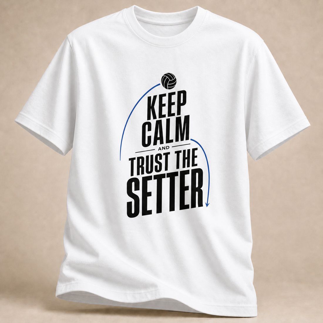 Keep Calm Setter Volleyball-T-Shirt