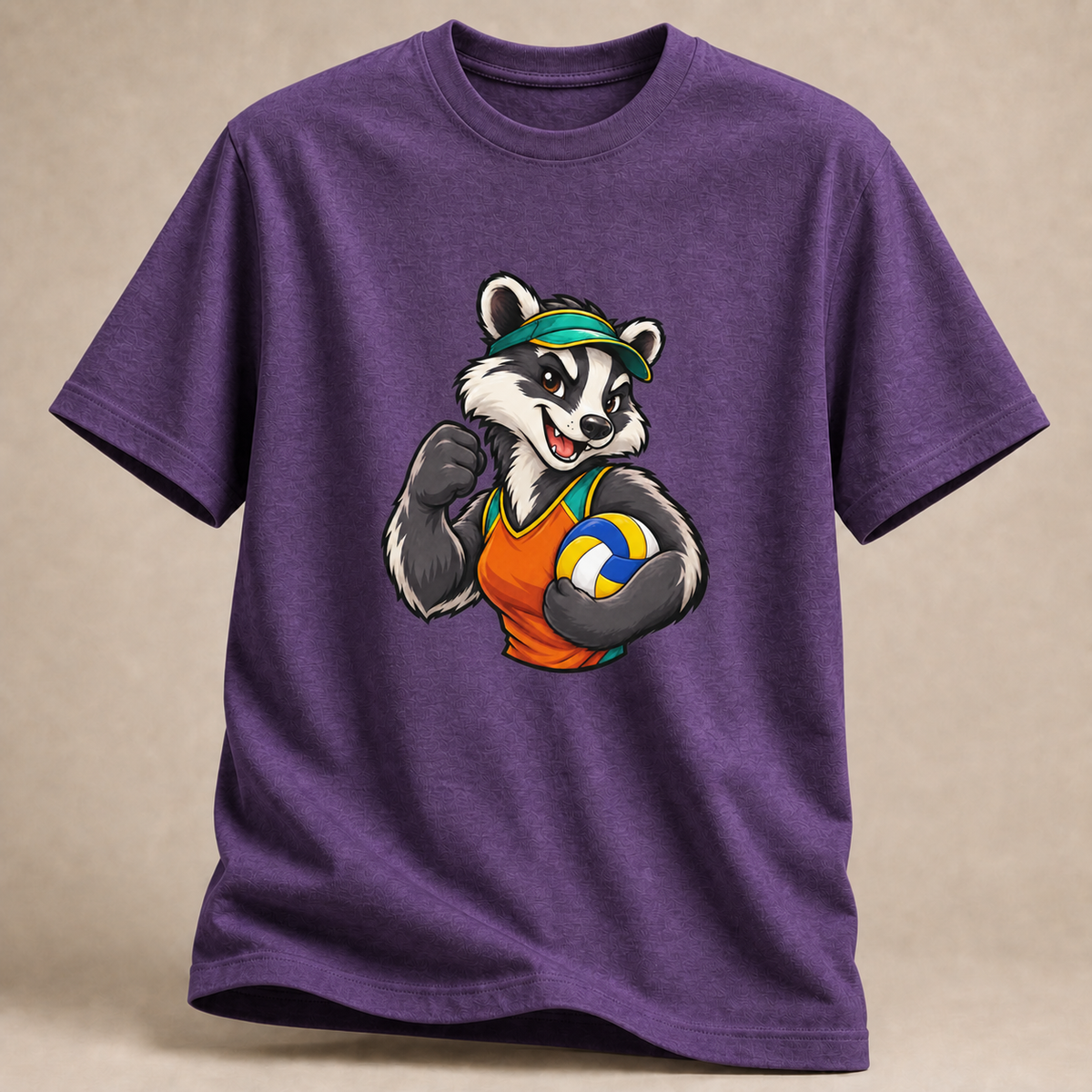 Volleyball-Waschbär T-Shirt