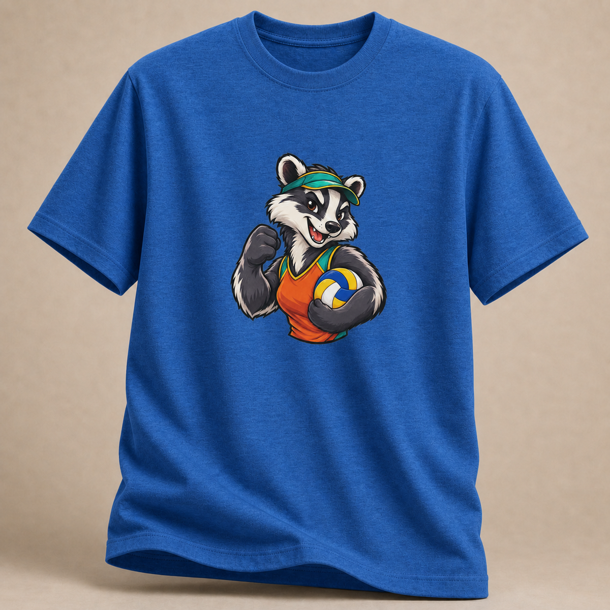 Volleyball-Waschbär T-Shirt