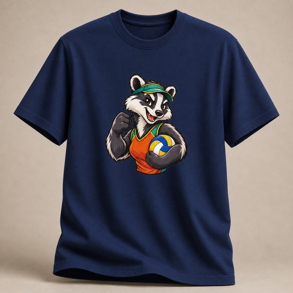 Volleyball-Waschbär T-Shirt