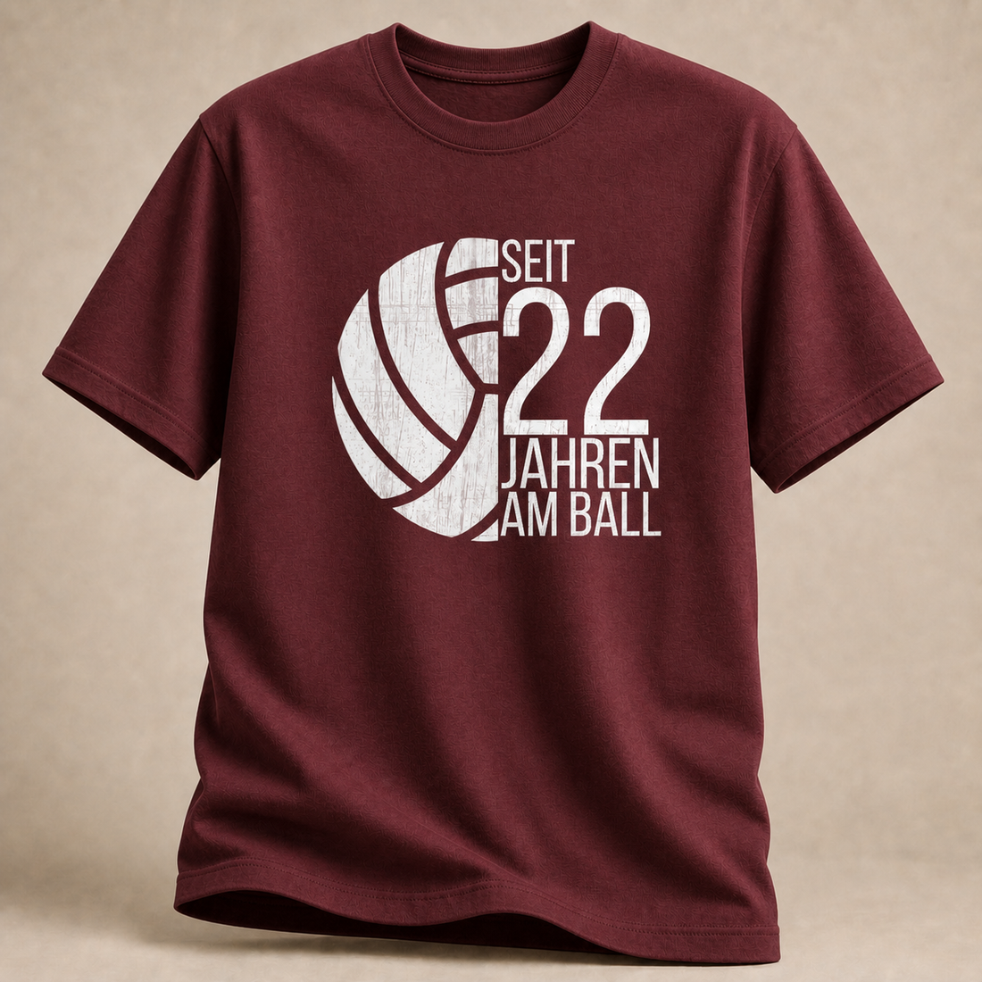 Seit 22 Jahren am Ball T-Shirt Personalisiert
