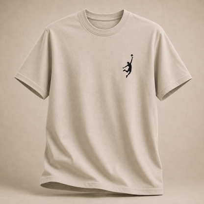 Volleyballspieler T-Shirt – Sprungangriff