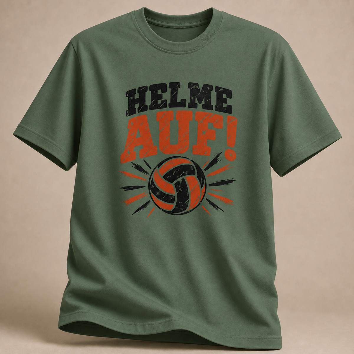 Helme auf! – Volleyball T-Shirt