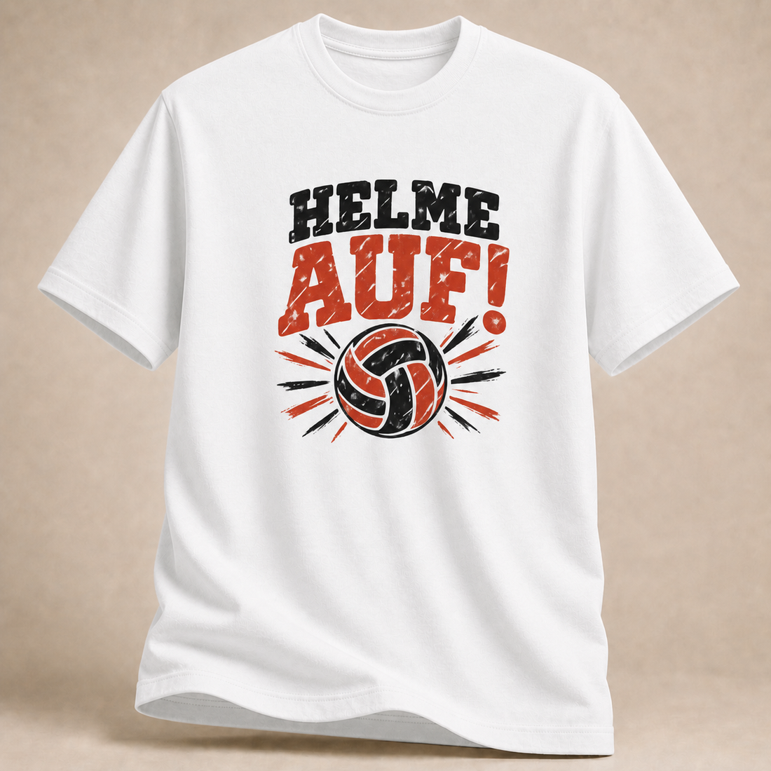 Helme auf! – Volleyball T-Shirt