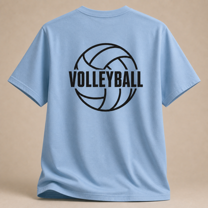 Volleyballspielerin T-Shirt – Sprungangriff