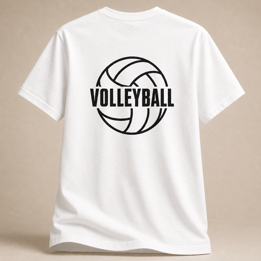 Volleyballspielerin T-Shirt – Sprungangriff