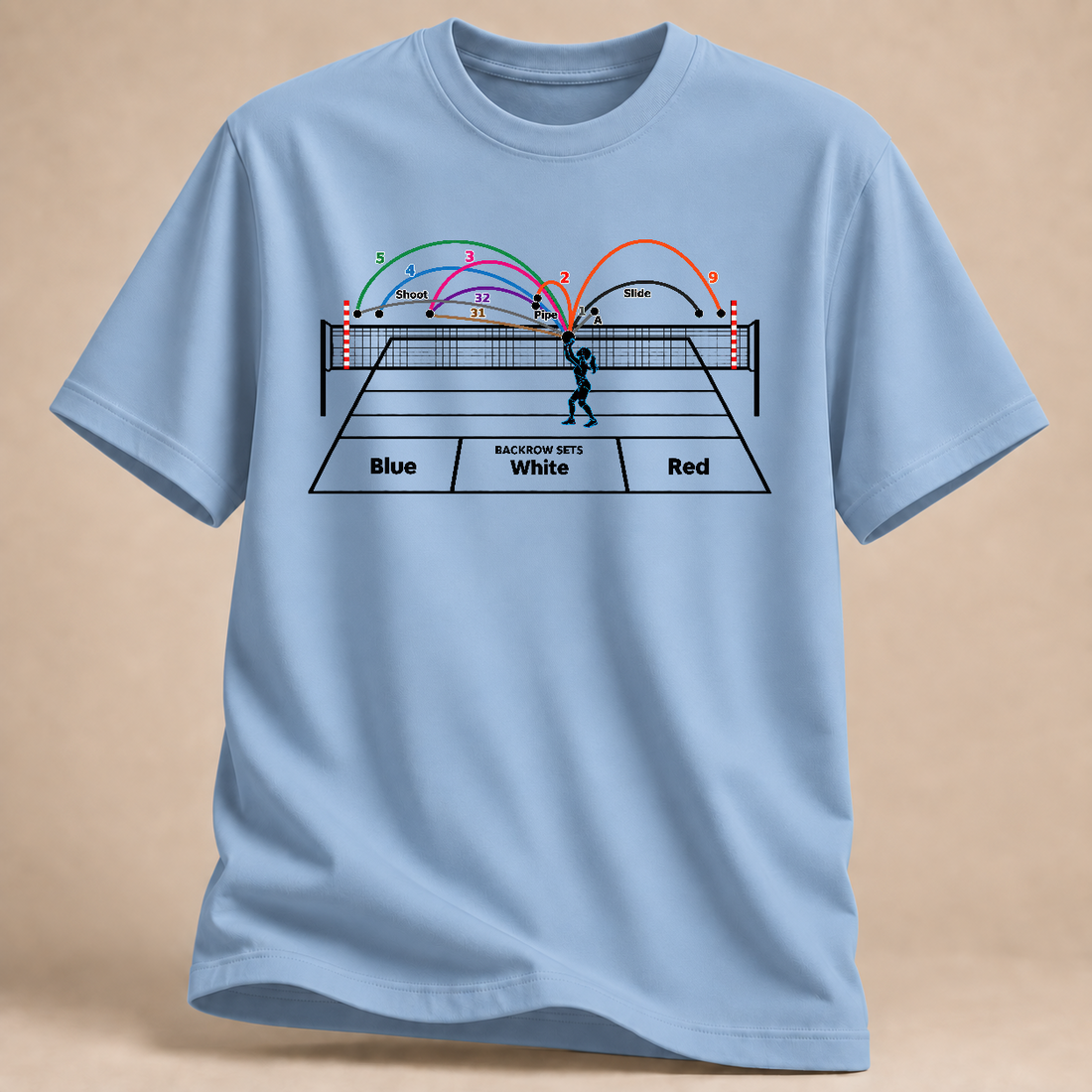 Set Names – Volleyball T-Shirt for Setters