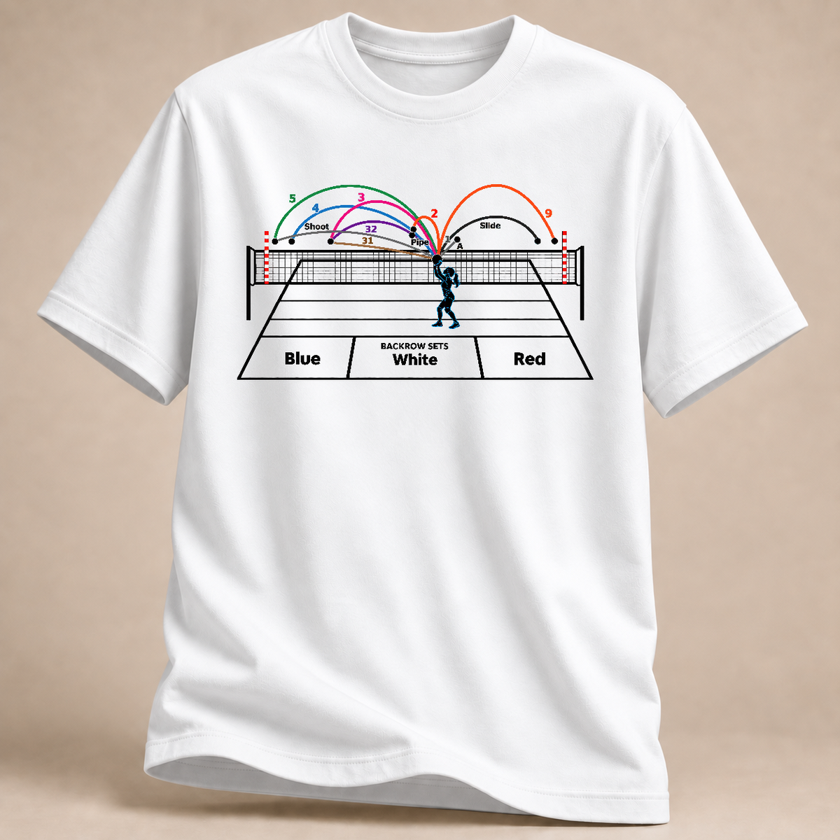 Set Names – Volleyball T-Shirt for Setters