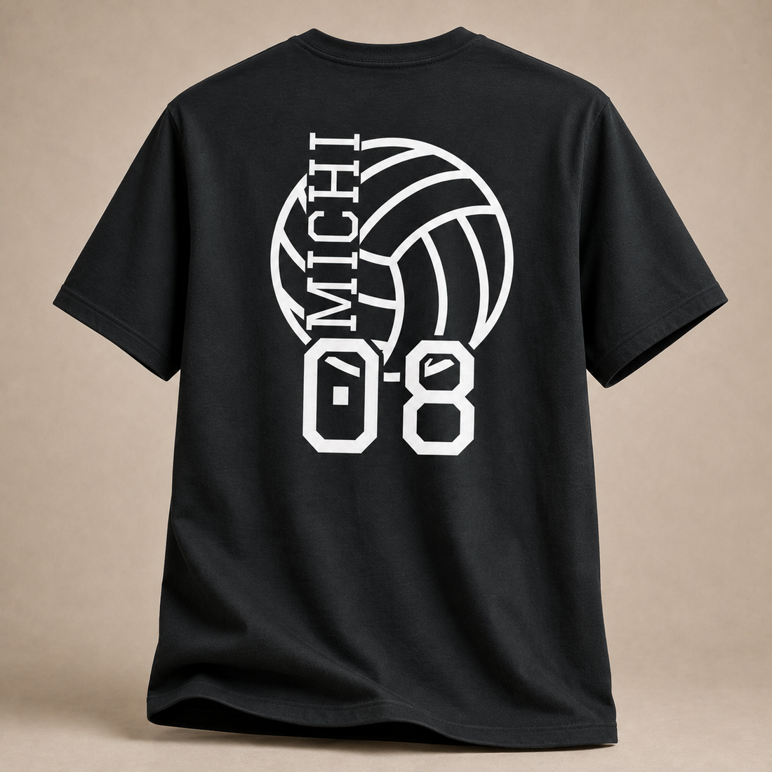 Personalisiertes Volleyball Name T-Shirt
