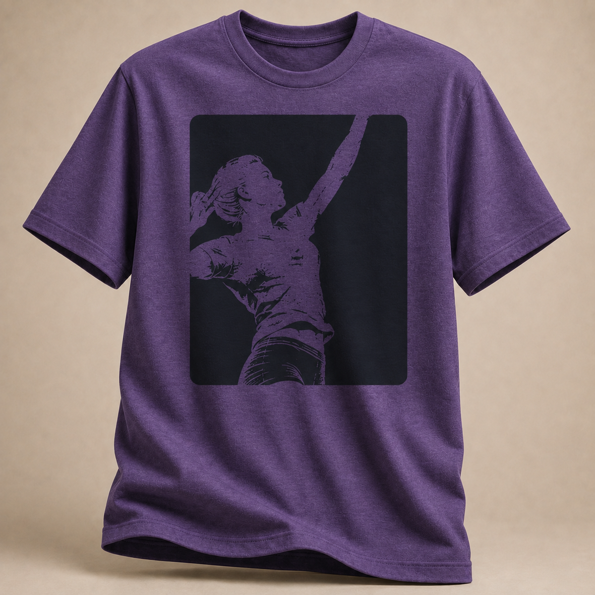 Negative Space Volleyballerin T-Shirt