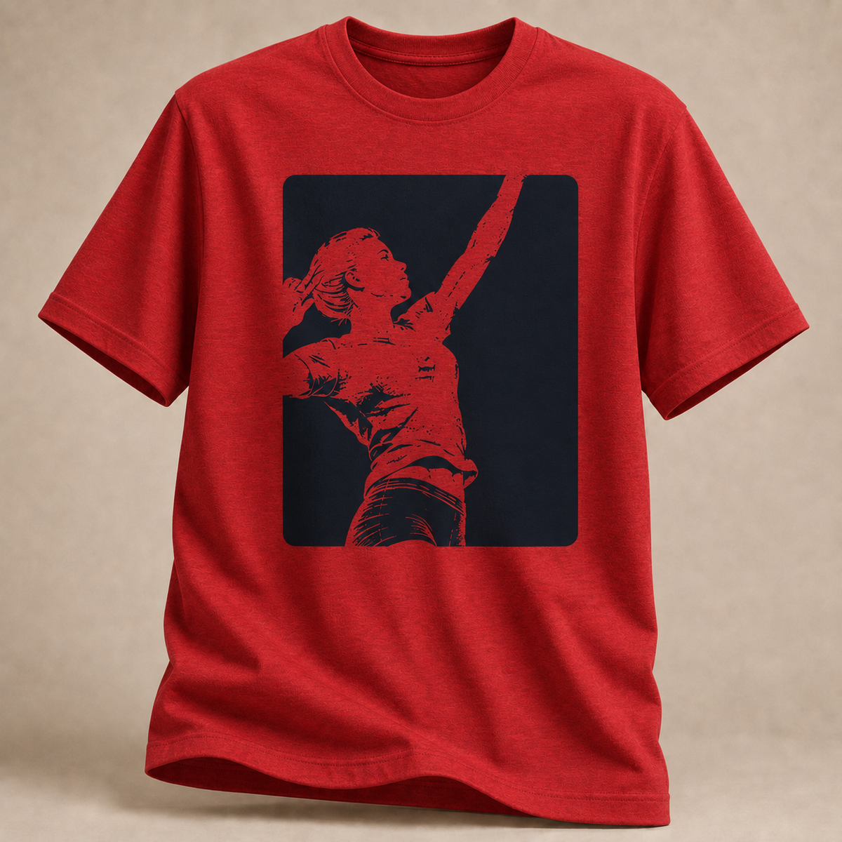 Negative Space Volleyballerin T-Shirt