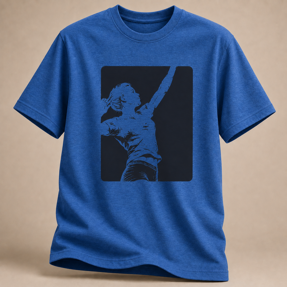 Negative Space Volleyballerin T-Shirt