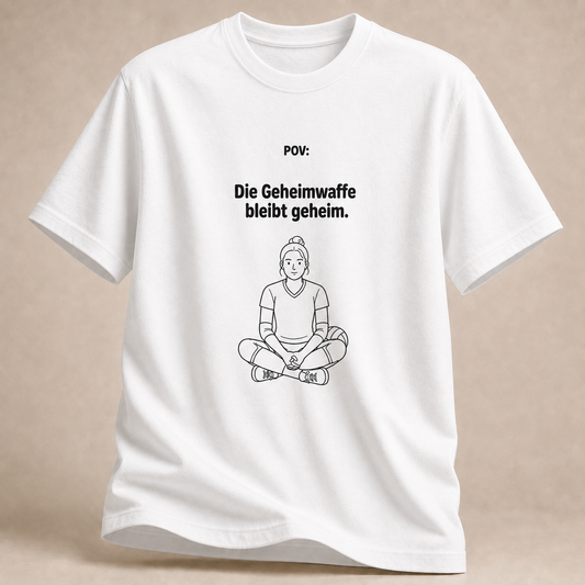 Geheimwaffe bleibt geheim Damen T-Shirt