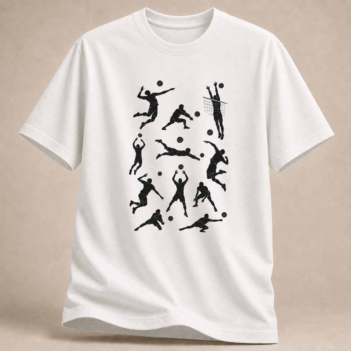 Volleyball Silhouette T-Shirt