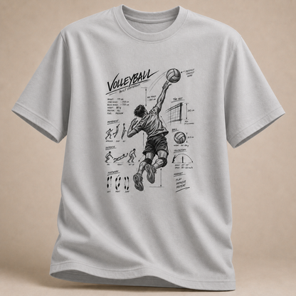 Volleyball Stats T-Shirt