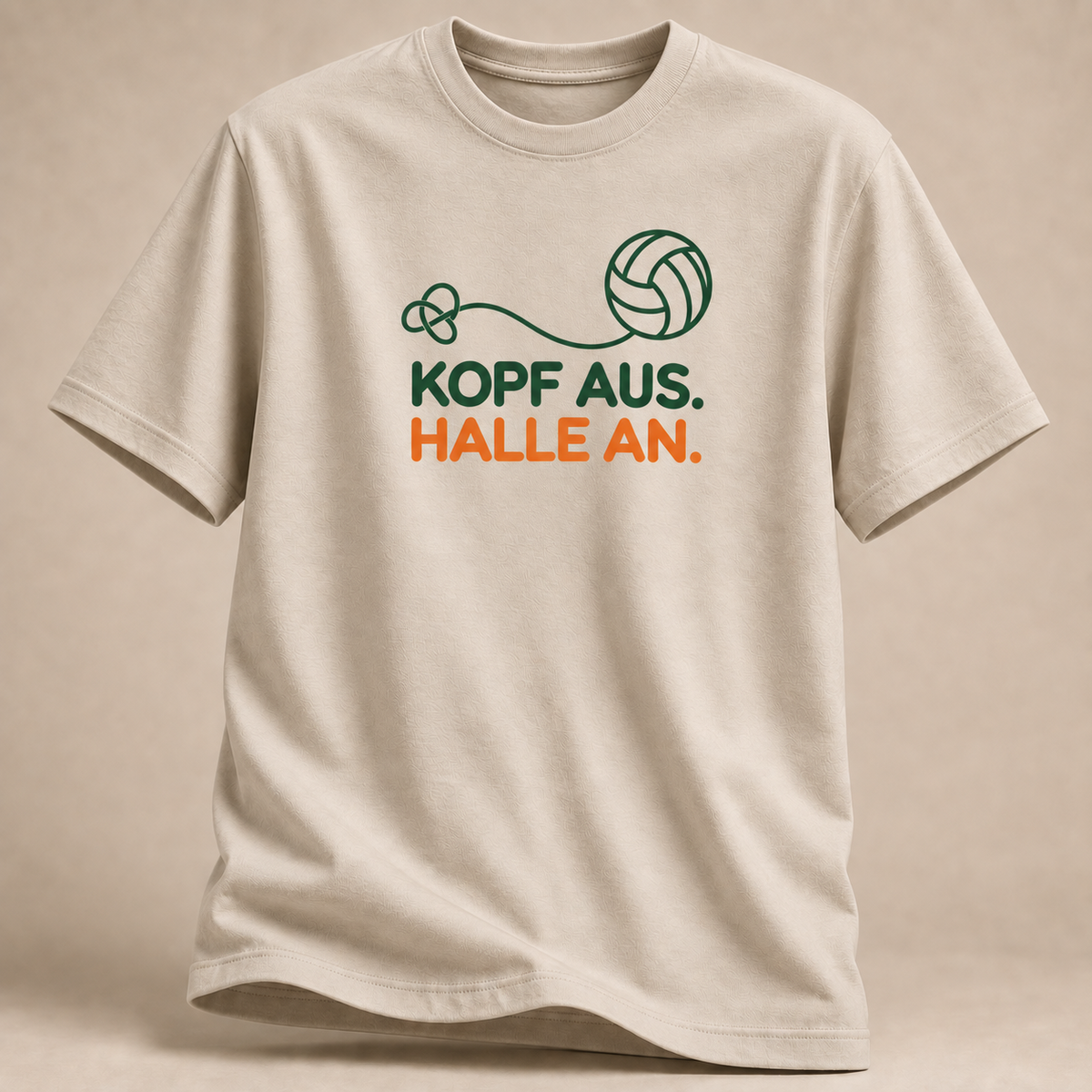 Sechs Leute. Ein Gefühl. Volleyball T-Shirt