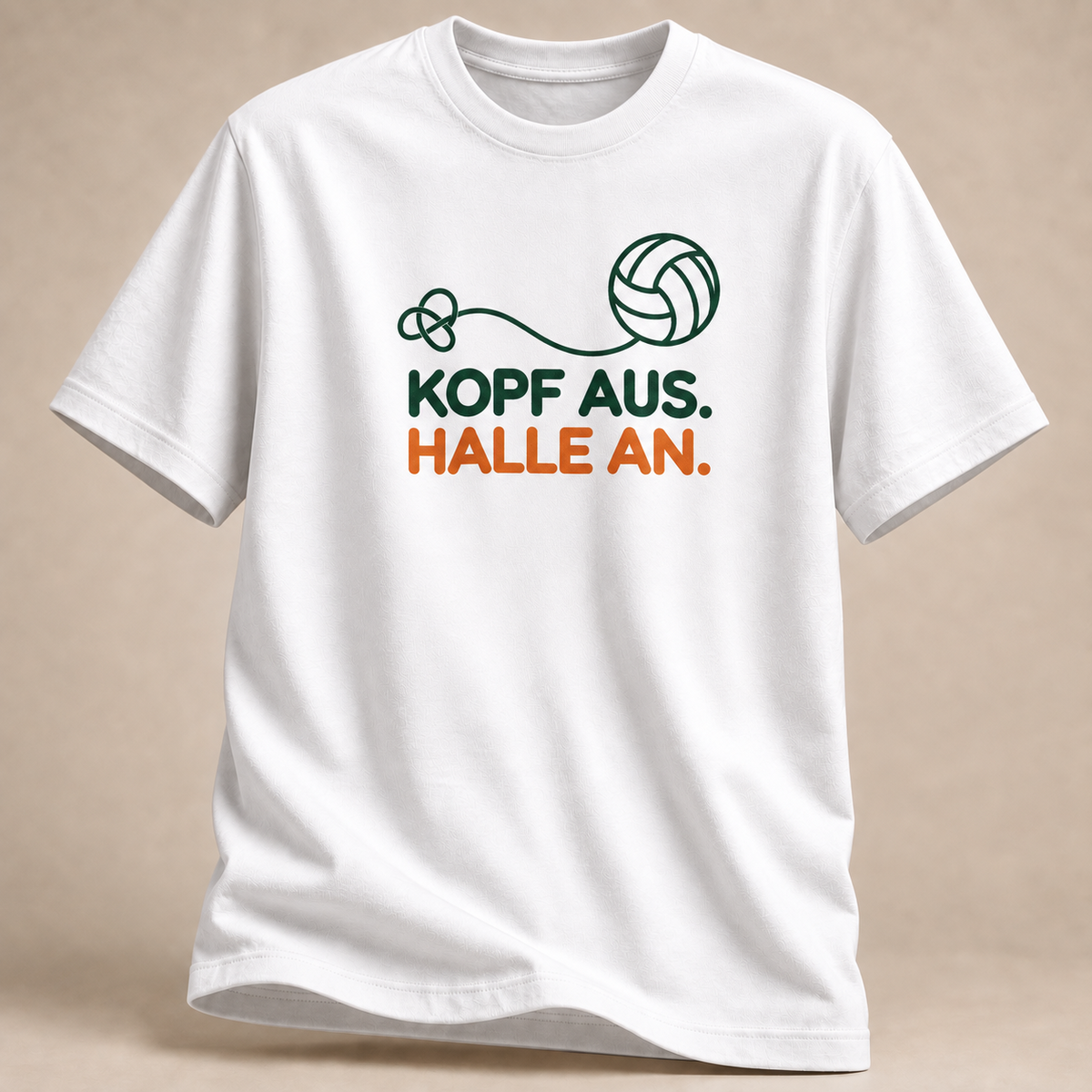 Sechs Leute. Ein Gefühl. Volleyball T-Shirt
